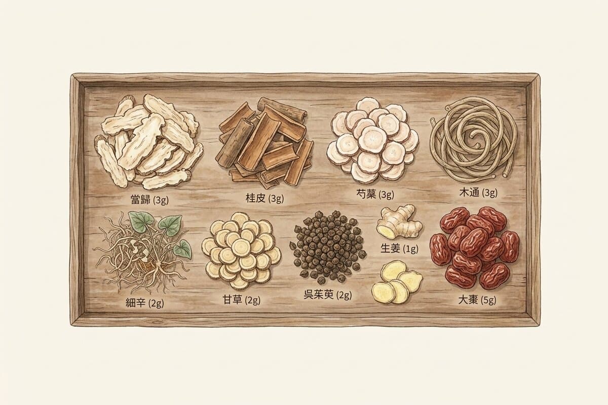 当帰四逆加呉茱萸生姜湯(とうきしぎゃくかごしゅゆしょうきょうとう)